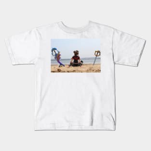 Peace on the Beach Kids T-Shirt